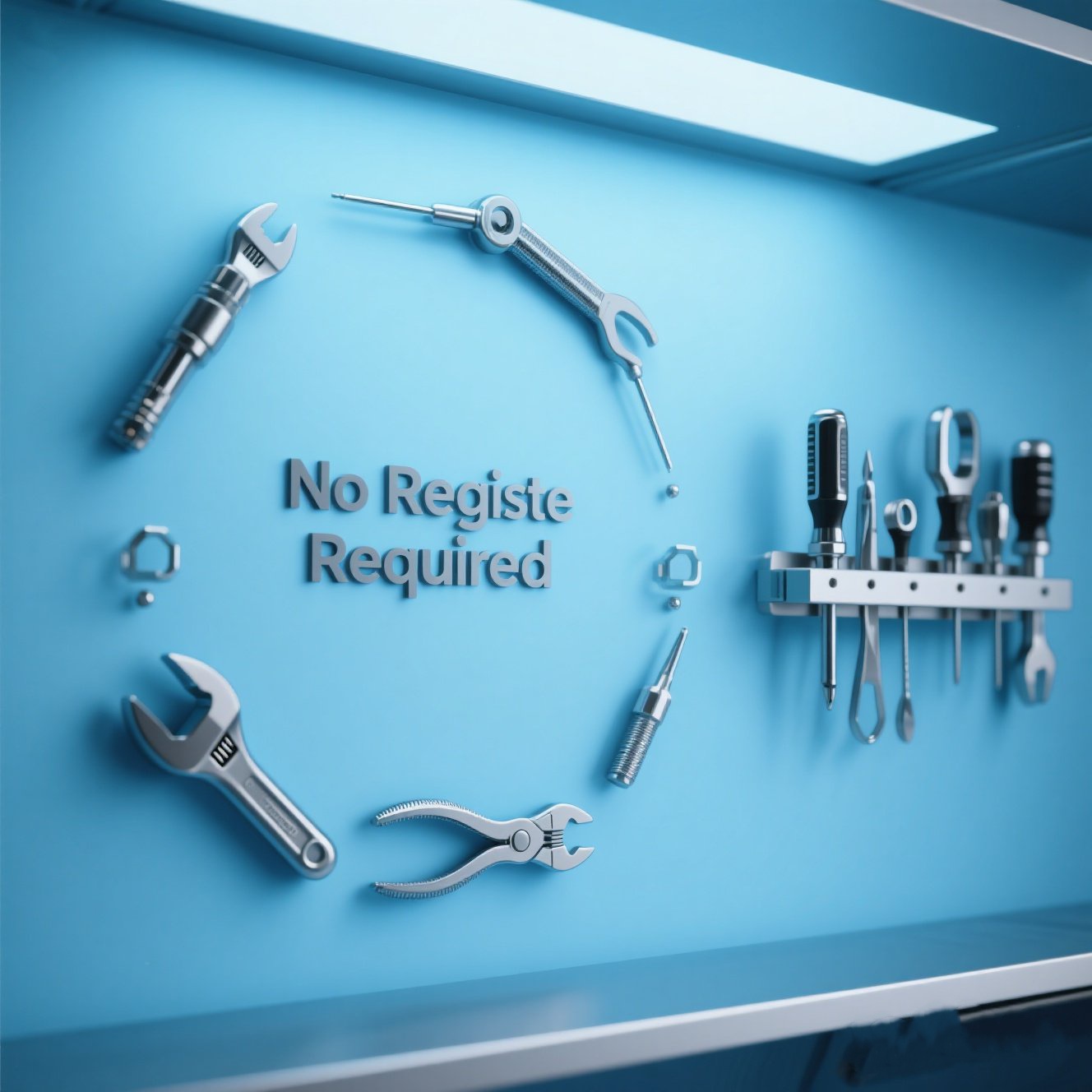 No Registration Required